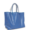 Goyard Goyardine Sky Blue St. Louis GM Tote Bag Palladium Hardware