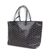 Goyard Goyardine Navy Blue Saint Louis PM Tote Bag Palladium Hardware