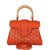 Goyard Saigon Souple Mini Orange Goyardine Palladium Hardware