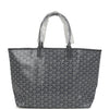Goyard Goyardine Grey St. Louis PM Tote Bag Palladium Hardware