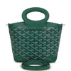 Goyard Goyardine Canvas Green Beluga Mini Bag Palladium Hardware