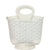 Goyard Goyardine Canvas White Beluga Mini Bag Palladium Hardware