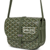 Goyard Goyardine Khaki Belvedere PM Palladium Hardware