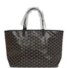 Goyard Goyardine Black St. Louis PM Tote Bag Palladium Hardware