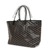 Goyard Goyardine Black St. Louis PM Tote Bag Palladium Hardware