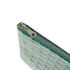 Goyard Goyardine Green Senat MM Pouch Palladium Hardware