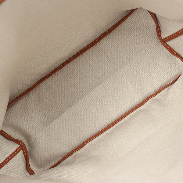 Goyard Goyardine Black and Brown St. Louis PM Tote Bag Palladium Hardware