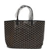 Goyard Goyardine Black St. Louis PM Tote Bag Palladium Hardware