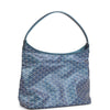 Goyard Goyardine Pearly Blue Boheme PM Hobo Bag Palladium Hardware