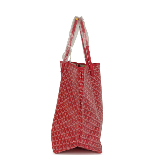 Goyard Goyardine Fuchsia St. Louis GM Tote Bag Palladium Hardware