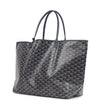 Goyard Goyardine Navy Saint Louis GM Tote Bag Palladium Hardware