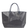 Goyard Goyardine Navy Saint Louis GM Tote Bag Palladium Hardware