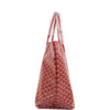 Goyard Goyardine Red St. Louis GM Tote Bag Palladium Hardware