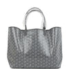 Goyard Goyardine Grey St. Louis PM Tote Bag Palladium Hardware