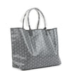 Goyard Goyardine Grey St. Louis PM Tote Bag Palladium Hardware