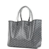 Goyard Goyardine Grey St. Louis PM Tote Bag Palladium Hardware