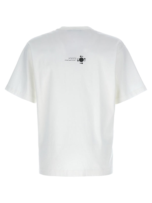 Logo T Shirt Bianco/Nero