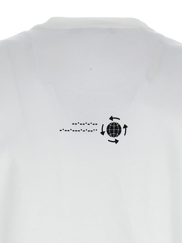 Logo T Shirt Bianco/Nero