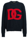 Logo Sweater Maglioni Blu