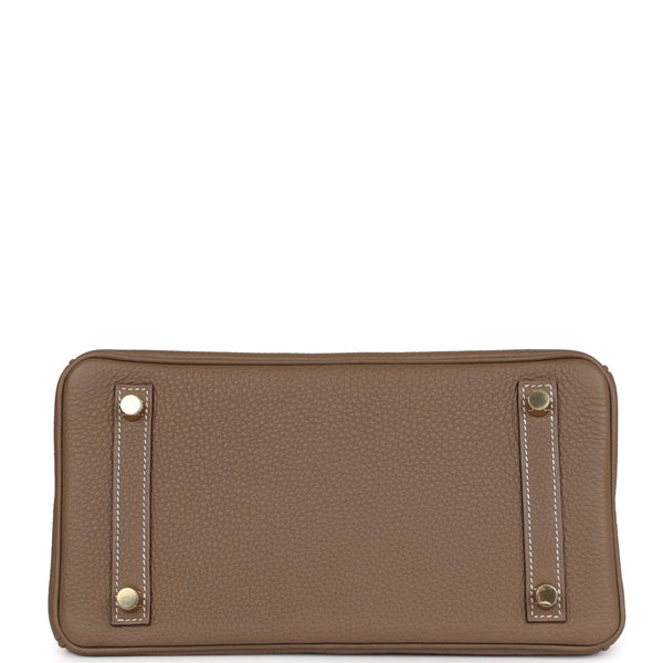 Hermes Birkin 25 Etoupe Togo Gold Hardware