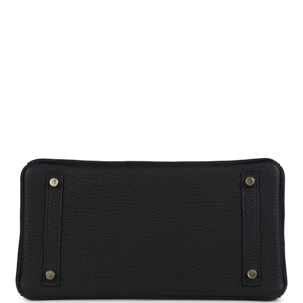 Hermes Birkin 30 Black Togo Gold Hardware