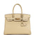 Pre-owned Hermes Birkin 30 Parchemin Ostrich Gold Hardware