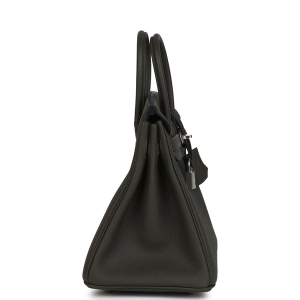 Hermes Birkin 25 Vert de Gris Togo Palladium Hardware