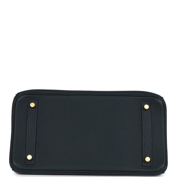 Hermes Birkin 30 Vert Rousseau Togo Gold Hardware