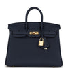 Hermes Birkin 25 Bleu Abysse Togo Gold Hardware