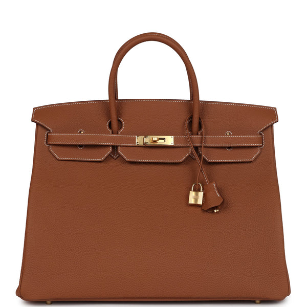 Hermes Birkin 40 Gold Togo Gold Hardware
