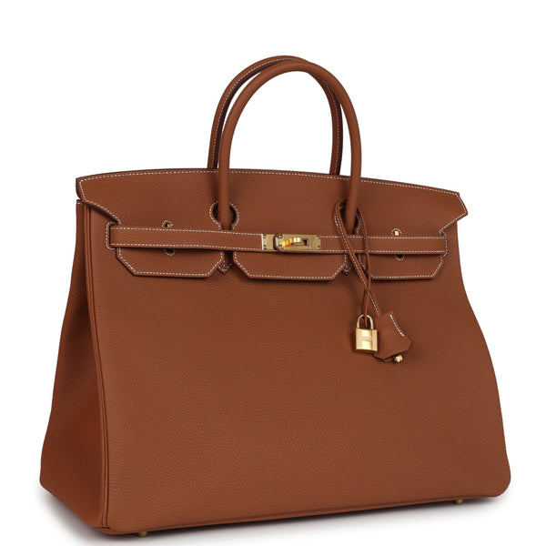 Hermes Birkin 40 Gold Togo Gold Hardware