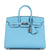 Hermes Birkin Sellier 25 Celeste Epsom Palladium Hardware