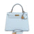 Hermes Kelly Sellier 25 Bleu Brume Epsom Gold Hardware