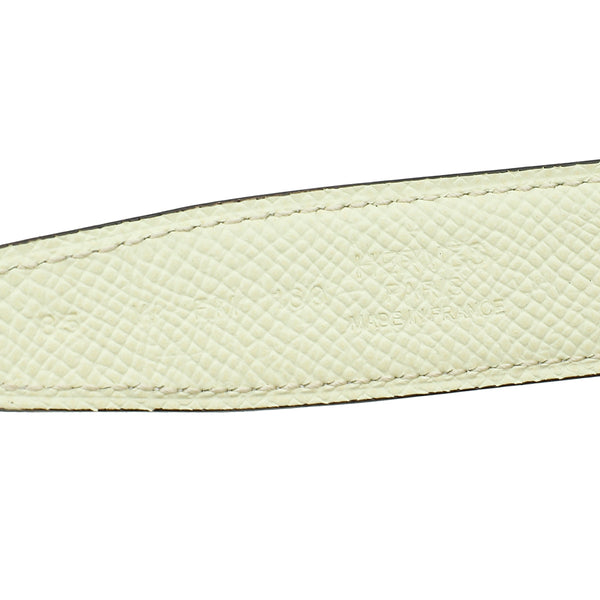 Hermes Bicolor Mors H Belt Buckle & Reversible 24mm Belt