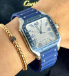 Santos De Cartier 11/2024 NEW Large Dial Blue Ceramic Beze