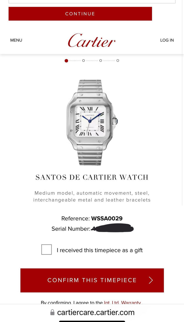 Cartier Santos De Cartier MEDIUM 2024 NEW FULL SE
