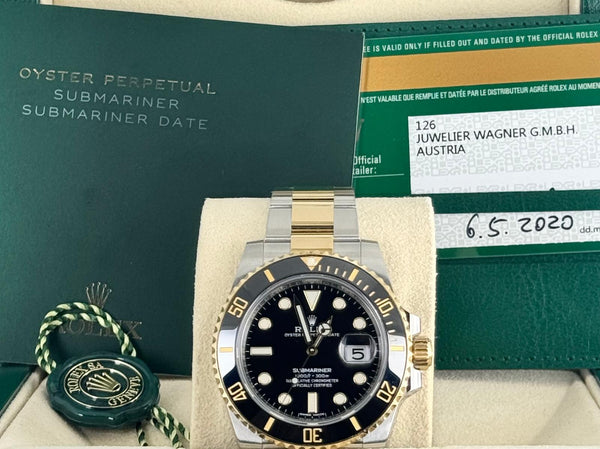 Submariner Date 2020 LC EU Steel Gold Like new