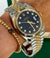 Datejust 41 Diamonds Black Dial Steel and Gold 18k Like New
