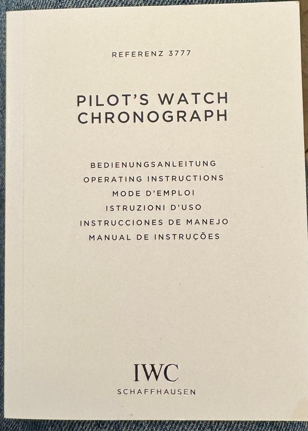 Pilot Spitfire Chronograph Full Set Like New