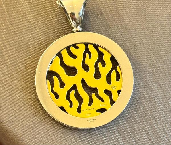 Bulgary Sun Chain and Pendant 18k