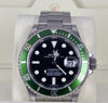 Rolex Submariner Date Kermit 16610 LV Unpolished Full Set 2006 Serial Z