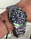 Rolex Submariner Date Kermit 16610 LV Unpolished Full Set 2006 Serial Z