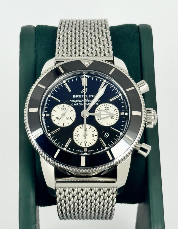 Breitling Superocean Heritage II Chronograph Extra Full Set With Extra Rubber Strap