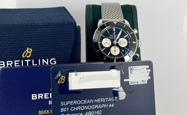 Breitling Superocean Heritage II Chronograph Extra Full Set With Extra Rubber Strap