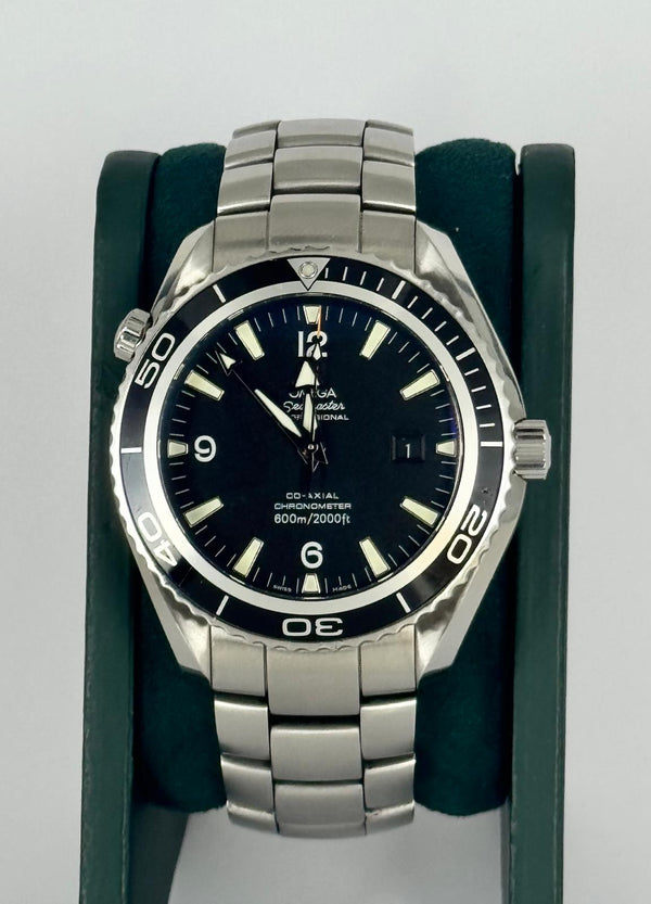 Omega Seamaster Planet Ocean Box And Papers Extra Leather Strap