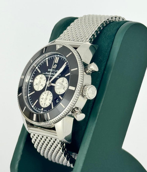 Breitling Superocean Heritage II Chronograph Extra Full Set With Extra Rubber Strap