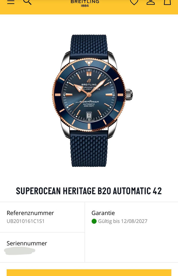 Breitling Superocean Heritage 42 B20 Automatic 42 2022 Full Set