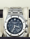 Audemars Piguet Royal Oak Chronograph Kasparov 39 mm Blue Dial After Service with Archive Papers 25860 ST