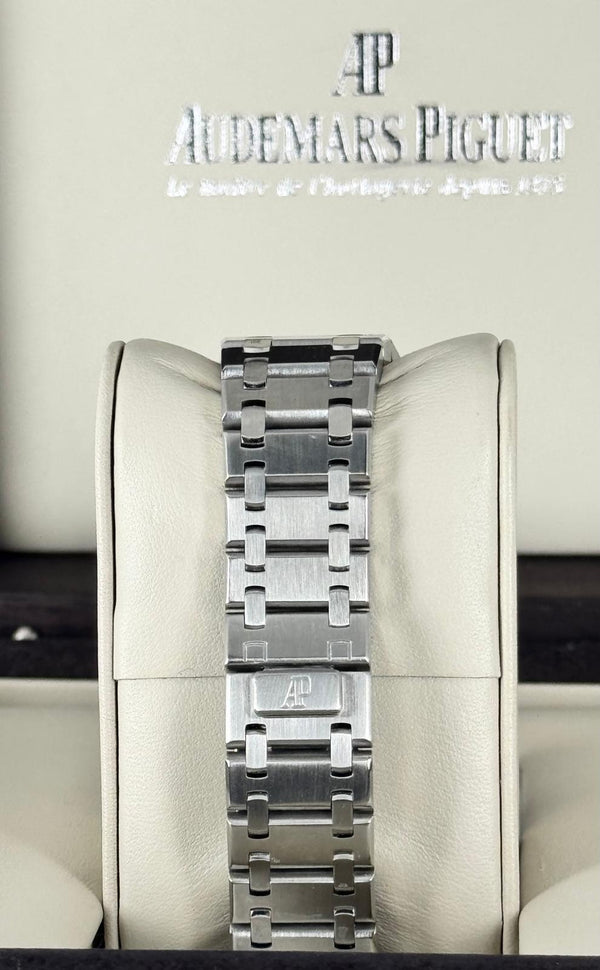 Audemars Piguet Royal Oak Chronograph Kasparov 39 mm Blue Dial After Service with Archive Papers 25860 ST