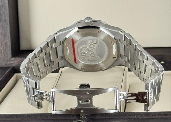 Audemars Piguet Royal Oak Dual Time 39 MM After Service 06-2025 Very Good Condition With Archive Papers